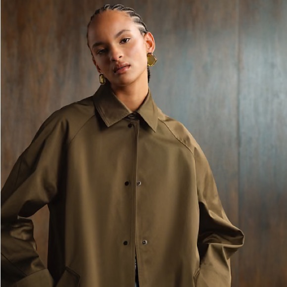 ASOS DESIGN longline trench coat in khaki - Picture 4 of 4